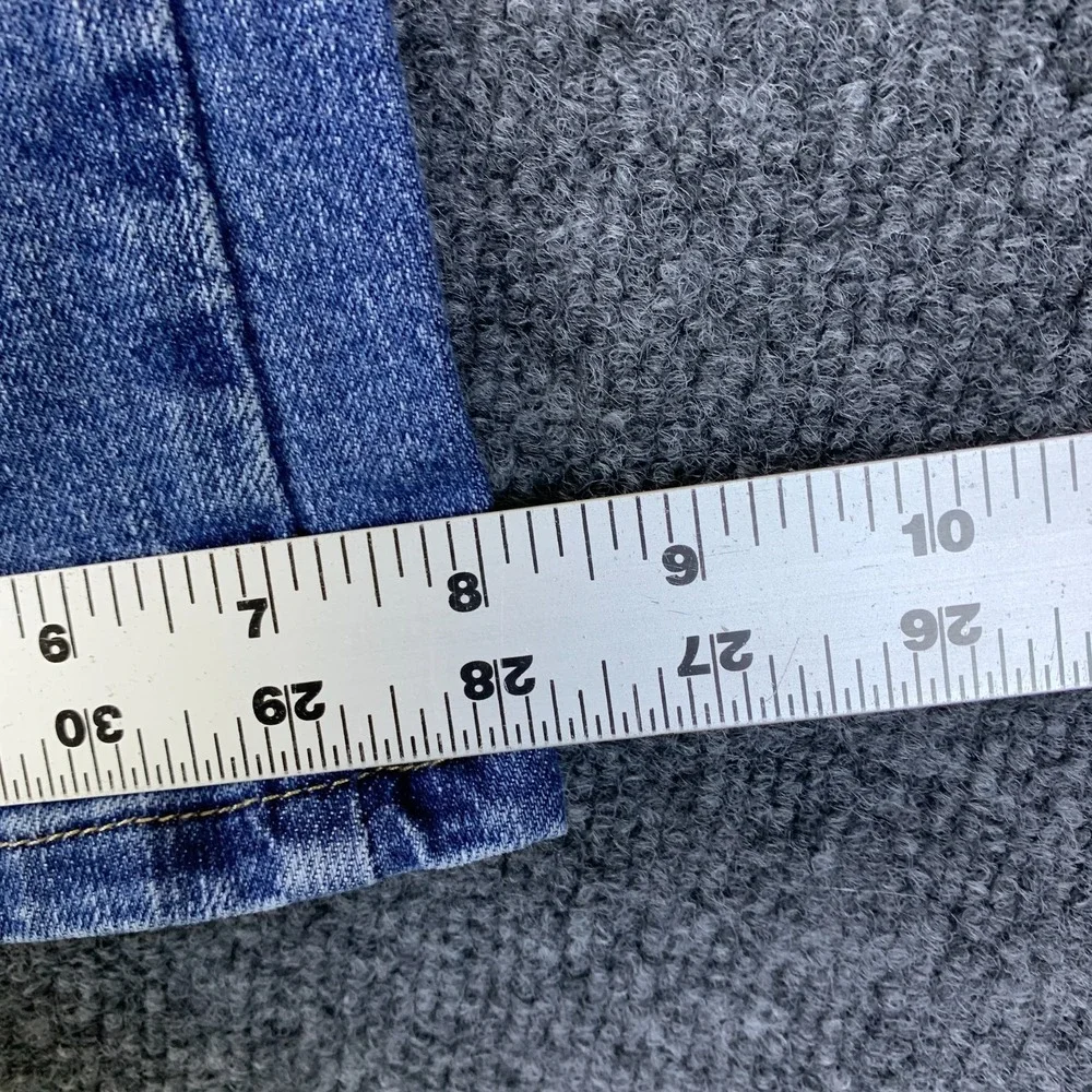 Wrangler Authentics Jeans Mens 34x26 Blue Denim Cotton Mid Rise Relaxed Fit